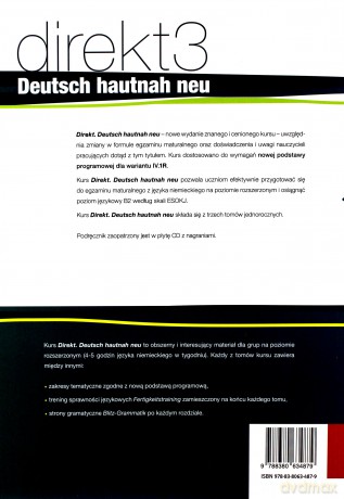 Direkt 3 Deutsch hautnah neu podręcznik zakres rozszerzony [KSIĄŻKA]