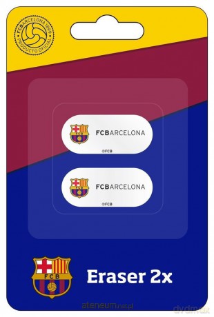 Gumka 2 sztuki FC Barcelona