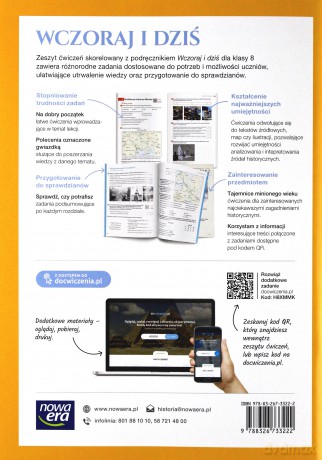 Historia Szkoła podstawowa 8 Wczoraj i dziś ćwiczenie [KSIĄŻKA]