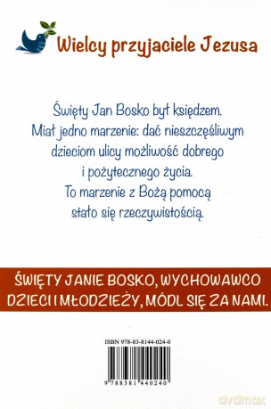 Historia św. Jana Bosko - Francesca Fabris, Giusy Capizzy [KSIĄŻKA]
