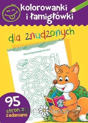 Kolorowanki i łamigłówki dla znudzonych [KSIĄŻKA]