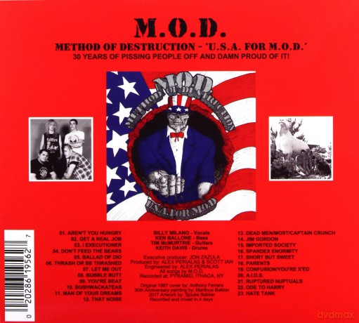 M.O.D.: USA For M.O.D. [CD]