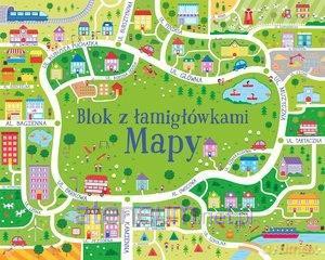 Mapy. Blok z łamigłówkami [KSIĄŻKA]