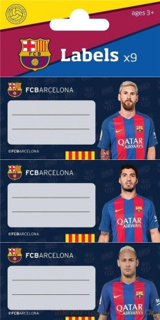 Naklejki na zeszyt FC Barcelona 9/1