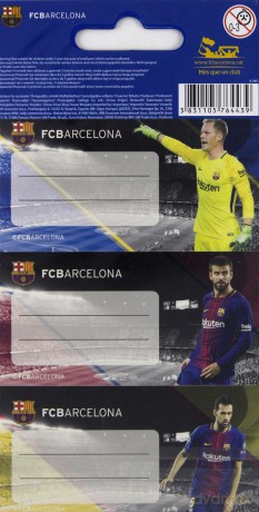 Naklejki na zeszyt FC Barcelona 9/1