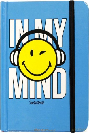 Notes A6 na gumkę Smiley