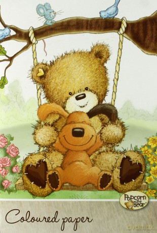 Papier kolorowy A4/20K Popcorn Bear