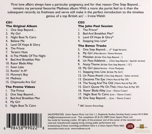 Madness: One Step Beyond (digipack) [2CD]