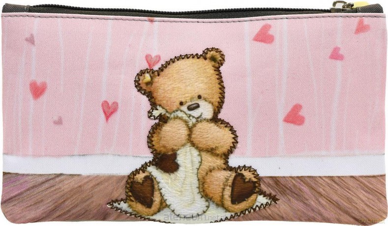 Piórnik owalny Popcorn Bear 2