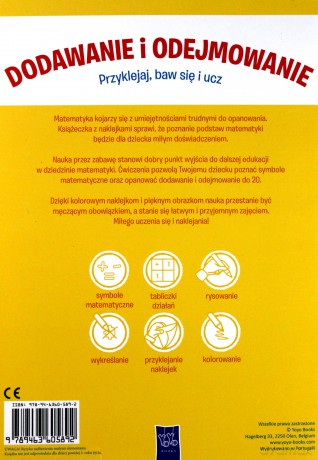 Przyklejaj, baw się i ucz -Dodawanie i odejmowanie [KSIĄŻKA]