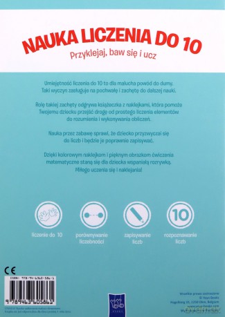 Przyklejaj, baw się i ucz - Nauka liczenia do 10 [KSIĄŻKA]
