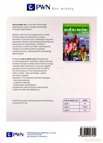 Und So Weiter Neu 2 podręcznik [KSIĄŻKA]
