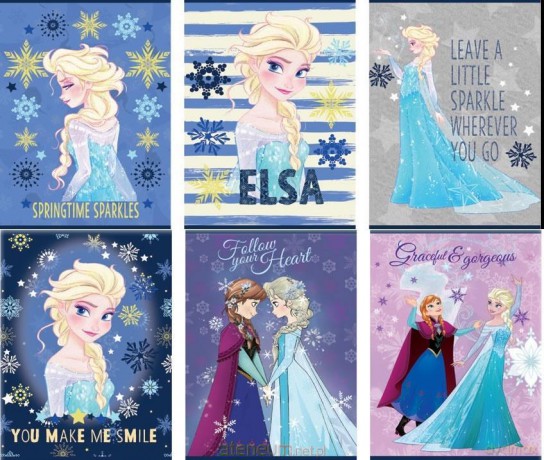 Zeszyt A5/54K linia Frozen Glitter (10 szt)