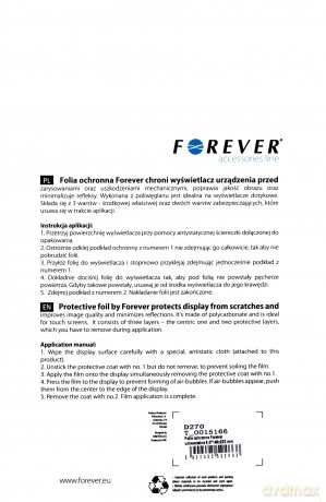 Folia ochronna Forever uniwersalna 8,0" 148 x 220 mm
