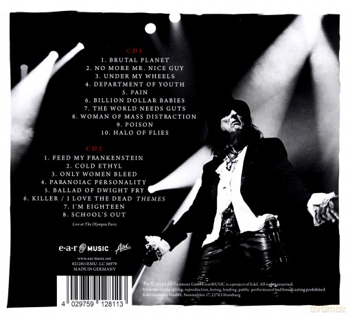 Alice Cooper: A Paranormal Evening At The Olympia Paris (digipack) [2CD]