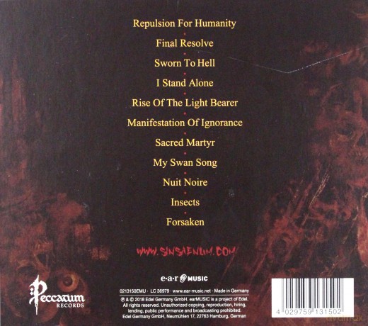 Sinsaenum: Repulsion for Humanity (digipack) [CD]