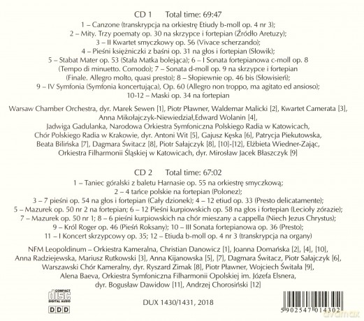 Karol Szymanowski: To, co najpiękniejsze [CD]