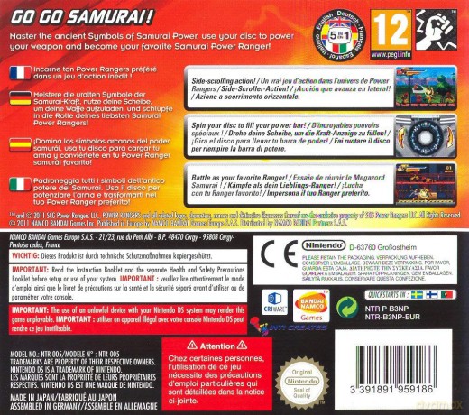 Power Rangers Samurai [GRA NDS]