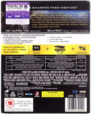 Anioły i Demony [Blu-Ray 4K]+[Blu-Ray]