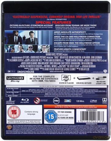 Operacja Argo [Blu-Ray 4K]+[Blu-Ray]