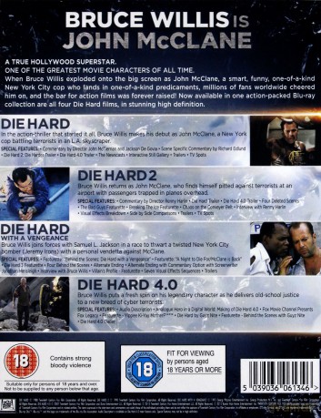 Die Hard Quadrilogy (Szklana pułapka 1-4) [4xBlu-Ray]