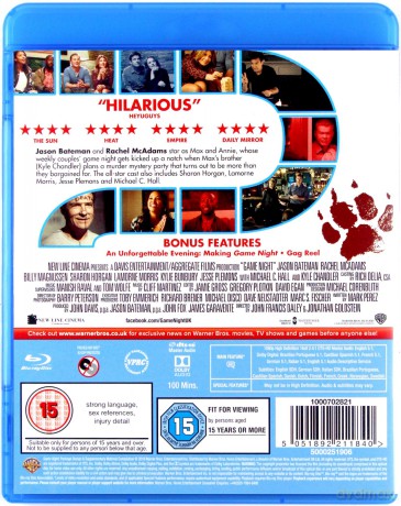 Game Night (Wieczór gier) [Blu-Ray]