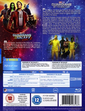 Guardians Of The Galaxy - vol. 1 & 2 (Strażnicy Galaktyki 1-2) [2xBlu-Ray]