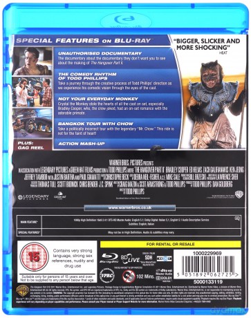 Hangover Trilogy (Kac Vegas / Kac Vegas w Bangkoku / Kac Vegas 3) [4xBlu-Ray]