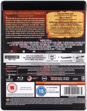 Jestem legendą [Blu-Ray 4K]+[Blu-Ray]