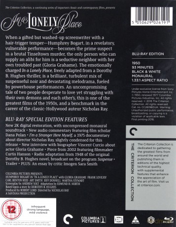 In A Lonely Place [Blu-Ray]