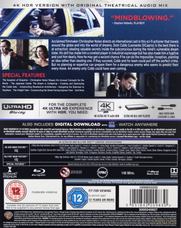 Incepcja [Blu-Ray 4K]+[Blu-Ray]