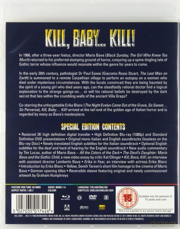 Kill Baby... Kill! [Blu-Ray]+[DVD]