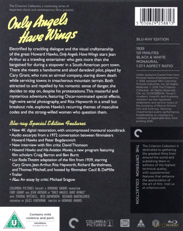 Only Angels Have Wings [Blu-Ray]