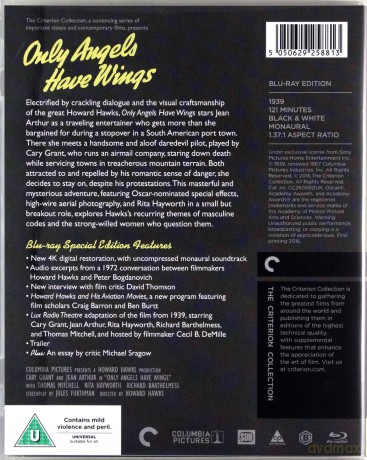 Only Angels Have Wings [Blu-Ray]