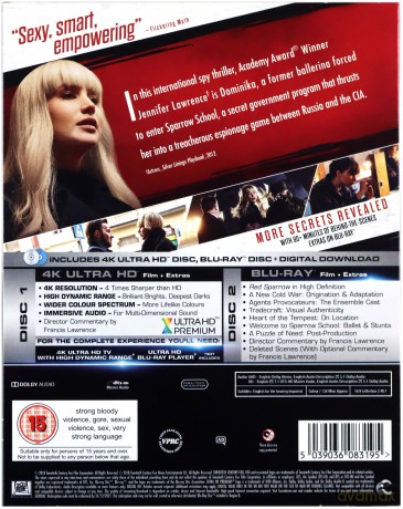 Czerwona jaskółka [Blu-Ray 4K]+[Blu-Ray]