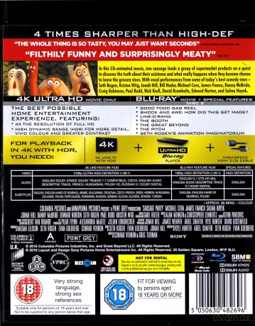 Sausage Party [Blu-Ray 4K]+[Blu-Ray]