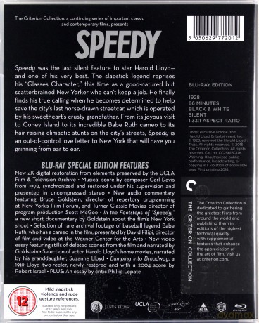 Speedy [Blu-Ray]