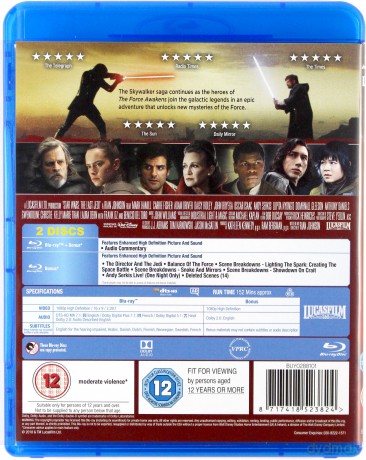 Star Wars: The Last Jedi [2xBlu-Ray]