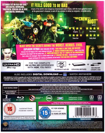 Legion samobójców [Blu-Ray 4K]+[Blu-Ray]
