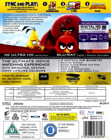 Angry Birds Film [Blu-Ray 4K]+[Blu-Ray]