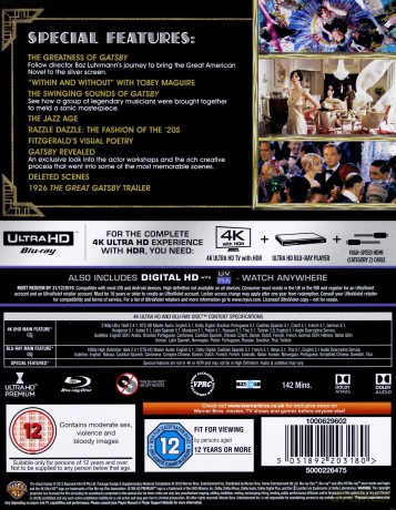 Wielki Gatsby [Blu-Ray 4K]+[Blu-Ray]