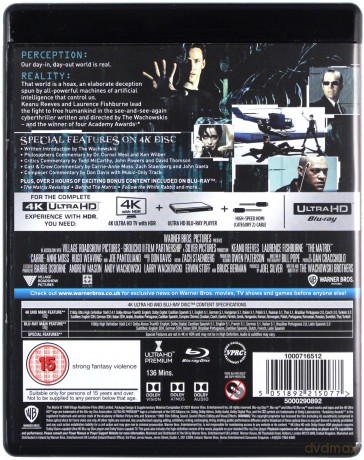 The Matrix [Blu-Ray 4K]+[Blu-Ray]