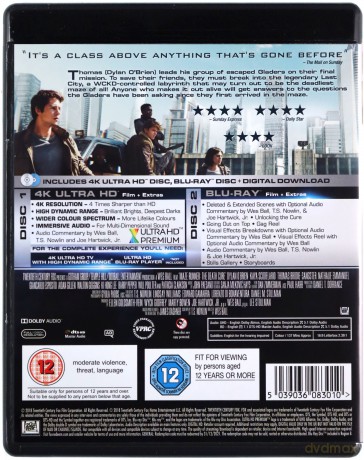 Więzień labiryntu: Lek na śmierć [Blu-Ray 4K]+[Blu-Ray]