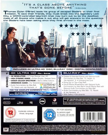Więzień labiryntu: Lek na śmierć [Blu-Ray 4K]+[Blu-Ray]