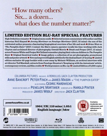 The Pumpkin Eater [Blu-Ray]