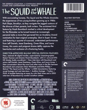 Squid and the Whale, The [Blu-Ray]