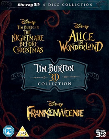Tim Burton Triplepack 3D (Miasteczko Halloween / Alicja w Krainie Czarów / Frankenweenie) [3xBlu-Ray 3D]+[3xBlu-Ray]
