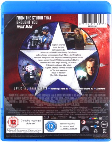 Captain America The First Avenger [Blu-Ray]