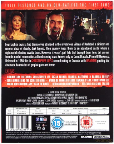Dracula Prince Of Darkness [Blu-Ray]+[DVD]