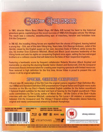 Erik The Conqueror [Blu-Ray]+[DVD]